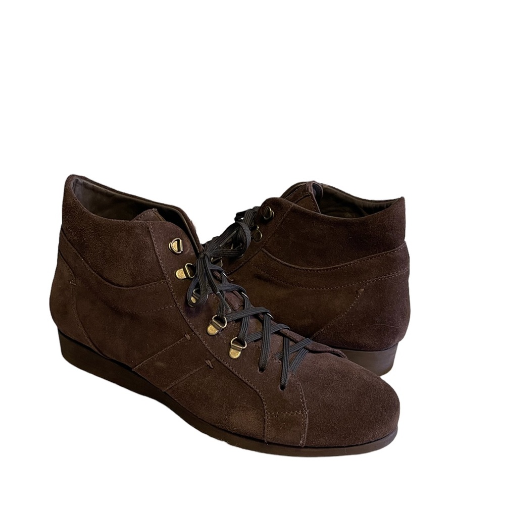 Roberto Botticelli Brown Suede Lace Up Casual Sneakers 11